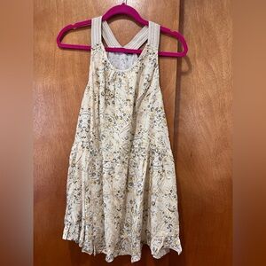 NWT DOE & RAE Floral Cream TANK TOP